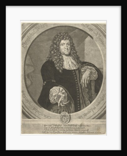 Portrait of Theophilus Milich at the age of 72 by Pieter van den Berge