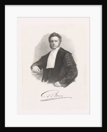 Portrait of the physician Jan Gozewijn Loncq by Edouard Taurel