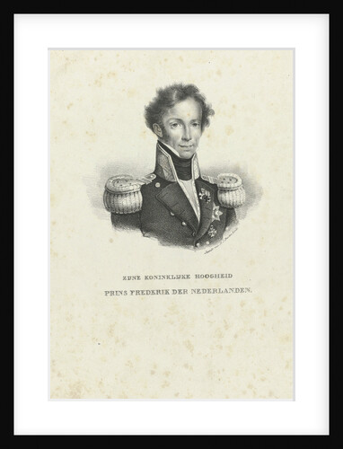 Portrait of Frederick, Prince of the Netherlands by Hilmar Johannes Backer