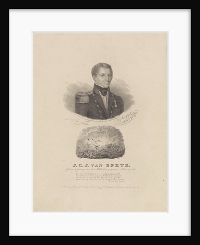 Portrait of Jan Carel Josephus Speijk by Anthonius Johannes van Tetroode