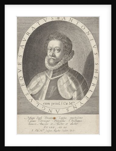Portrait of Anton Shirley by Aegidius Sadeler