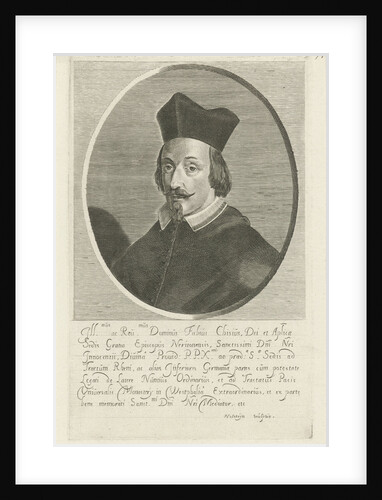 Portrait of Fabius Chisius by Pieter Holsteyn II