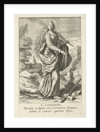 Saint Catherine by Theodoor Galle