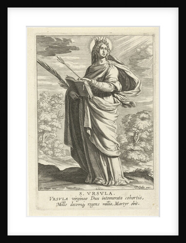 Saint Ursula by Theodoor Galle