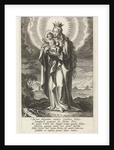 Enthroned Virgin and Child by Theodoor Galle