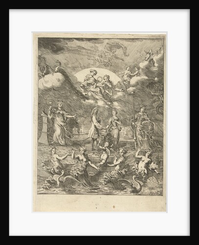 Allegory of marriage by Pieter van den Berge