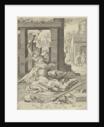 Jael and Sisera by Claes Jansz. Visscher II