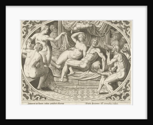Venus and Mars caught in adultery by Philips Galle