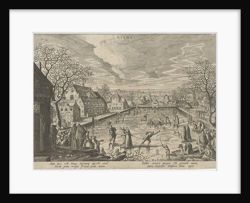 Winter by Justus Sadeler