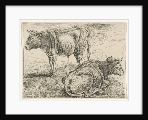 Two bullocks by Lodewyck Lodewycksz
