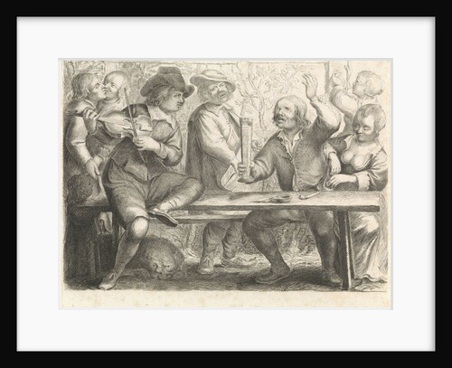 Musicians and drinking in a tavern by Jan Miense Molenaer