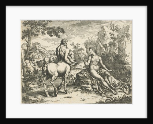 Ocyrhoë predicts the fate of Chiron and Asclepius by Willem van Mieris