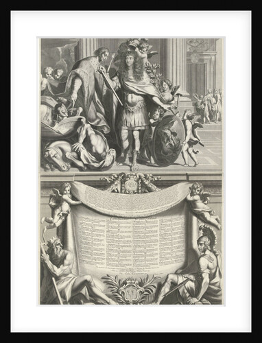 Aegidius Le Maistre, upper part by Print of Aegidius Le Maistre