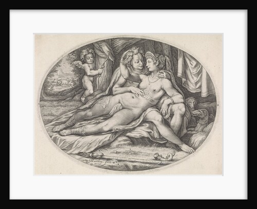Venus and Adonis by Jacob Matham