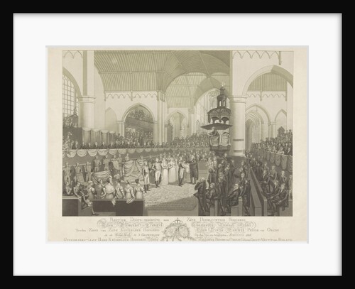 Baptism of Prince Alexander by Prince of Orange