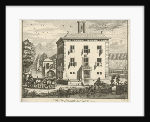 Back of castle Gunterstein, Breukelen by Jaques Le Moine de l’Espine