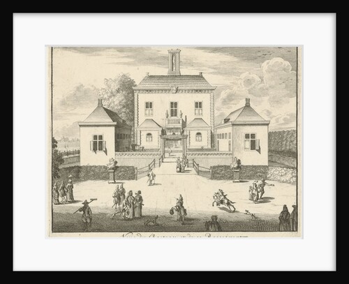 Front view of castle Gunterstein, Breukelen by The Netherlands