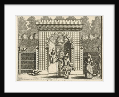 Gate of the orangery at castle Gunterstein, Breukelen The Netherlands by Jaques Le Moine de l'Espine