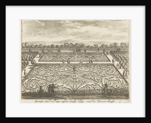 Garden on the south side of Soestdijk Palace by Anonymous