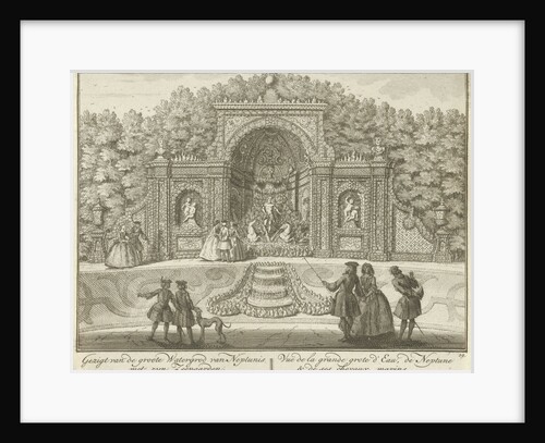 Water Neptune's Grotto in the garden of House ter Meer in Maarssen by Hendrik de Leth