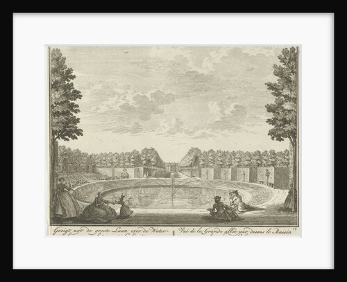 Basin in the garden of House ter Meer in Maarssen by Hendrik de Leth