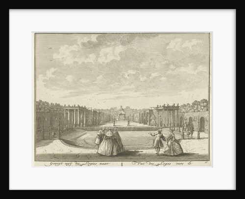 Open-air theater in the garden of House ter Meer in Maarssen by Hendrik de Leth