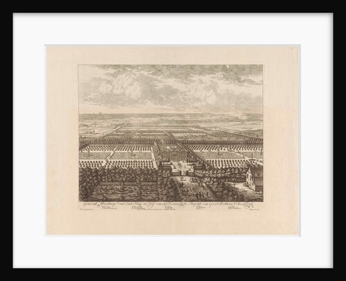 Bird's-eye-view of Soestdijk Palace, The Netherlands, Bastiaen Stopendael by Staten van Holland en West-Friesland