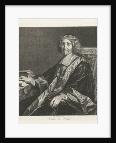 Portrait of Michel Le Tellier by Friedrich Wilhelm Burmeister