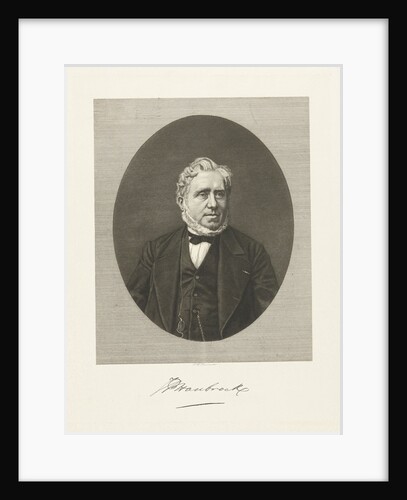 Portrait of Johannes Petrus Hasebroek by Friedrich Wilhelm Burmeister