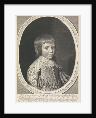 Portrait of Willem II in an oval by Willem Jacobsz. Delff