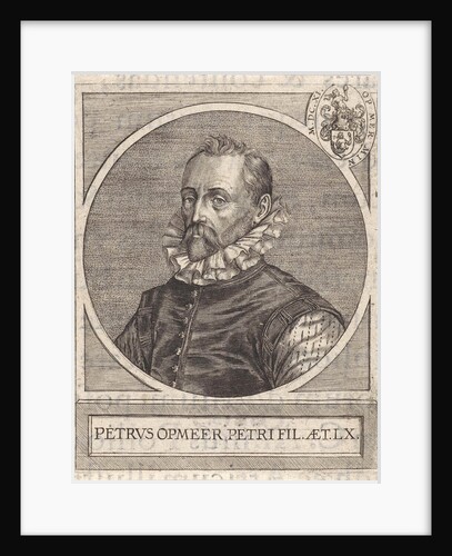 Portrait of Peter van Opmeer, at the age of 60 by Johannes Wierix