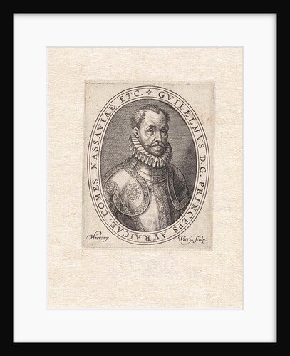 Portrait of William I, Prince of Orange by Hieronymus Wierix