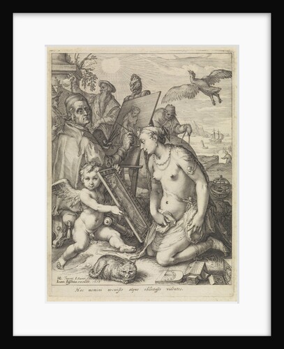 Allegory of perception by Johannes Janssonius