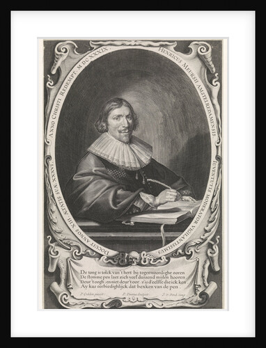 Portrait of Hendrik Meurs by Joost van den Vondel