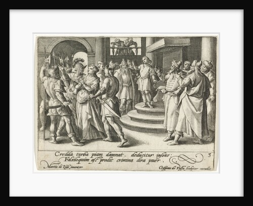 Susanna brought to court by Crispijn van de Passe I