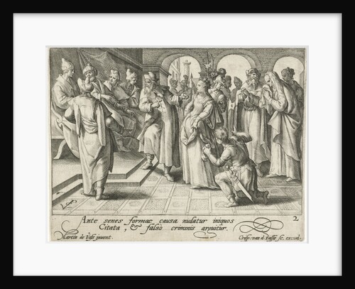 Susanna before the judges by Crispijn van de Passe I