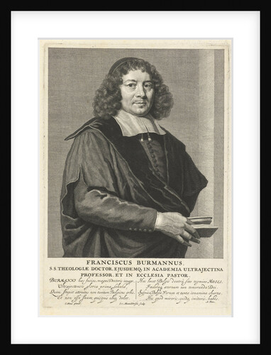 Portrait of Frans Burman (I) by Adrianus Pars