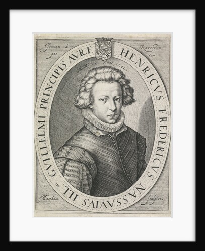 Portrait of Frederik Hendrik, Prince of Orange, at the age of 19 by Anonymous