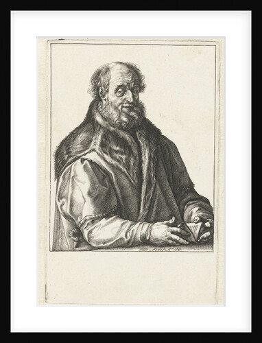 Portrait by Jan van Suren by Hendrick Goltzius