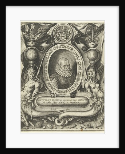 Portrait of Carolus Clusius at the age of 75 by Jacob de Gheyn II