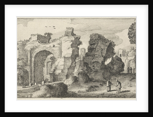 Baths of Caracalla in Rome, Italy by Jan van de Velde II
