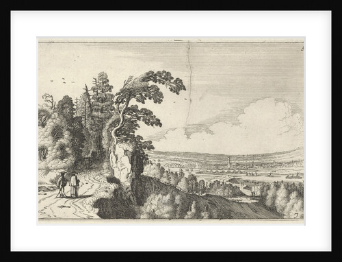 View of a valley by Jan van de Velde II