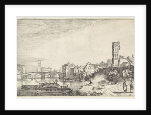 Rome with the Tiber and the Ponte Sisto Italy by Jan van de Velde II