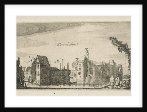 View of the ruins of Castle Waardenburg, Neerijnen by Robert de Baudous