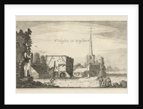 View of the ruins of the Abbey of Rijnsburg by Robert de Baudous
