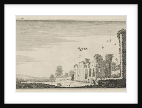 Ruins of castle Rossum, Maasdriel Bommelerwaard by Robert de Baudous