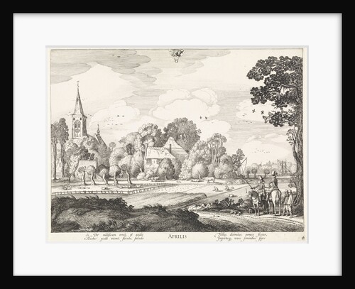 April by Claes Jansz. Visscher II