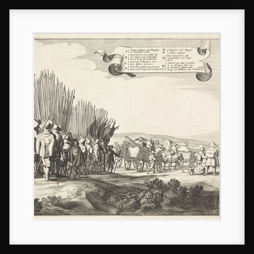 Exodus from the Spanish army from Maastricht, 1632 (plate 6) by Claes Jansz. Visscher II