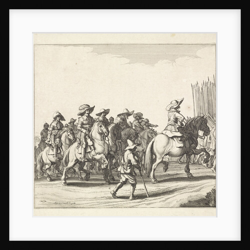 Exodus from the Spanish army from Maastricht, 1632 (plate 5) by Claes Jansz. Visscher II
