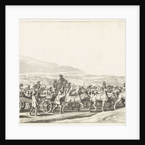 Exodus from the Spanish army from Maastricht, 1632 (plate 4) by Claes Jansz. Visscher II